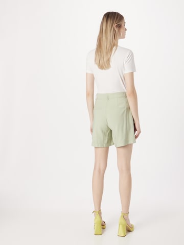 ONLY Loose fit Pleat-Front Pants 'LAURA-ARIS' in Green