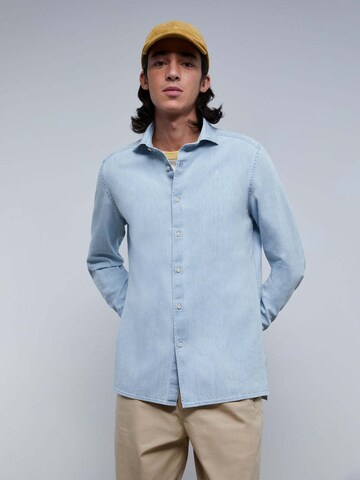 Scalpers Regular fit Overhemd in Blauw