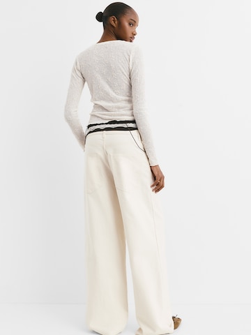 T-shirt Pull&Bear en beige