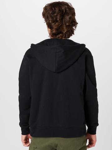 Jordan Zip-Up Hoodie in Black