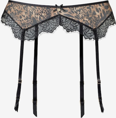 Prisegamų kojinių laikiklis iš LASCANA, spalva – ruda / juoda, Prekių apžvalga