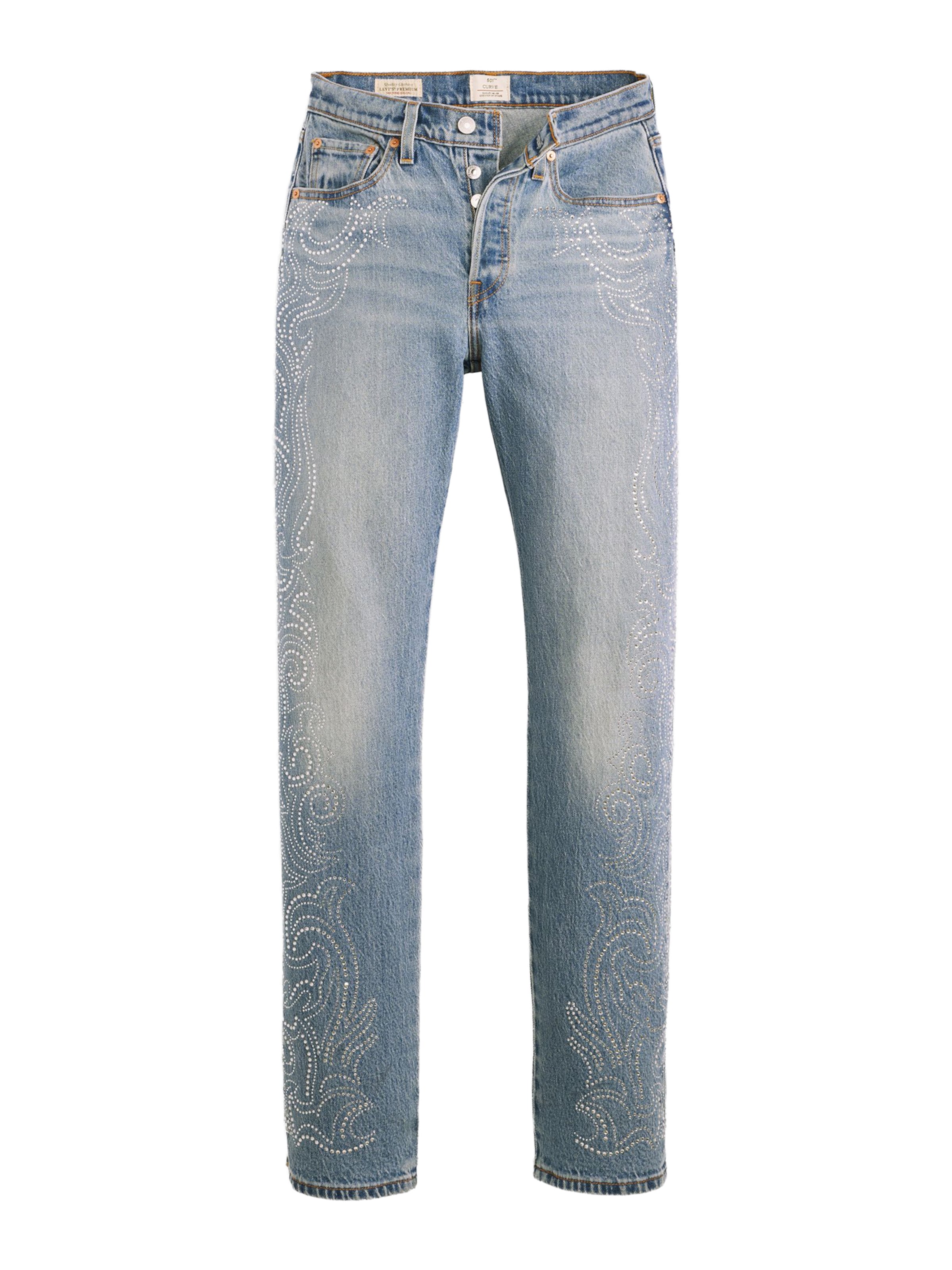 LEVI'S ® Normalny krój Jeansy 'BEYONCÉ x Levi’s 501' w kolorze niebieski: przód