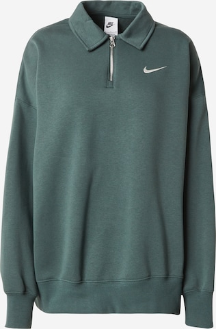 Nike Sportswear Μπλούζα φούτερ 'Phoenix Fleece' σε πράσινο: μπροστά
