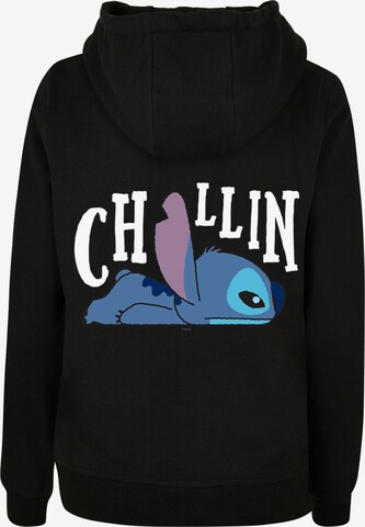 F4NT4STIC Sweatshirt 'Disney Lilo And Stitch Stitch Backside' in Schwarz