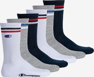 Champion Authentic Athletic Apparel Athletic Socks in Blue: front