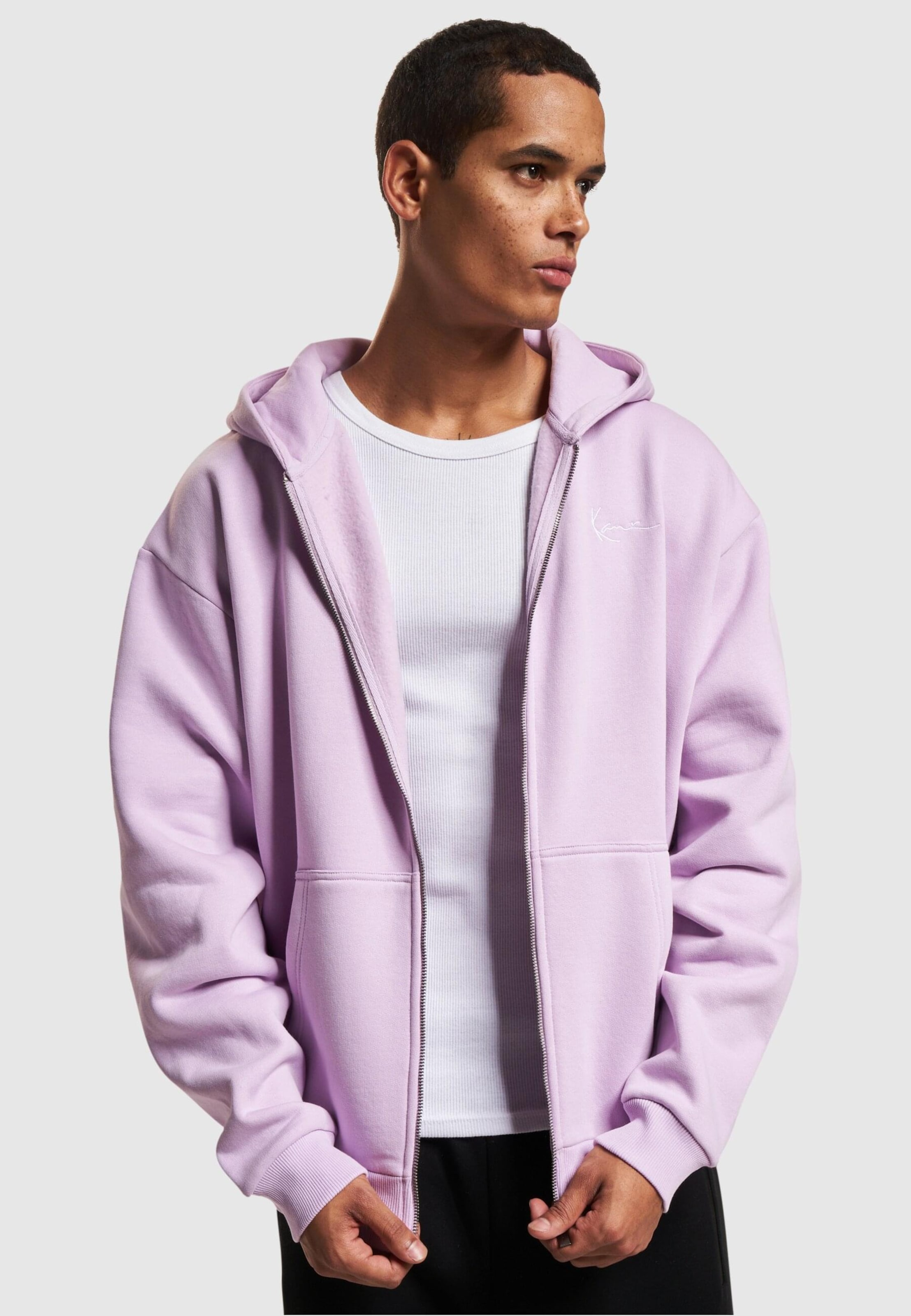 Veste de survetement Essential Karl Kani en Lilas ABOUT YOU