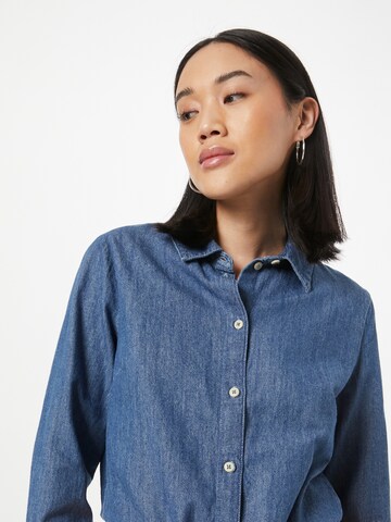 PIECES Blouse 'HOPE' in Blauw