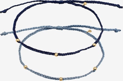 ELLI Foot jewelry 'Boho' in Light blue / Dark blue / Gold, Item view