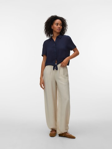 VERO MODA Bluse in Blau