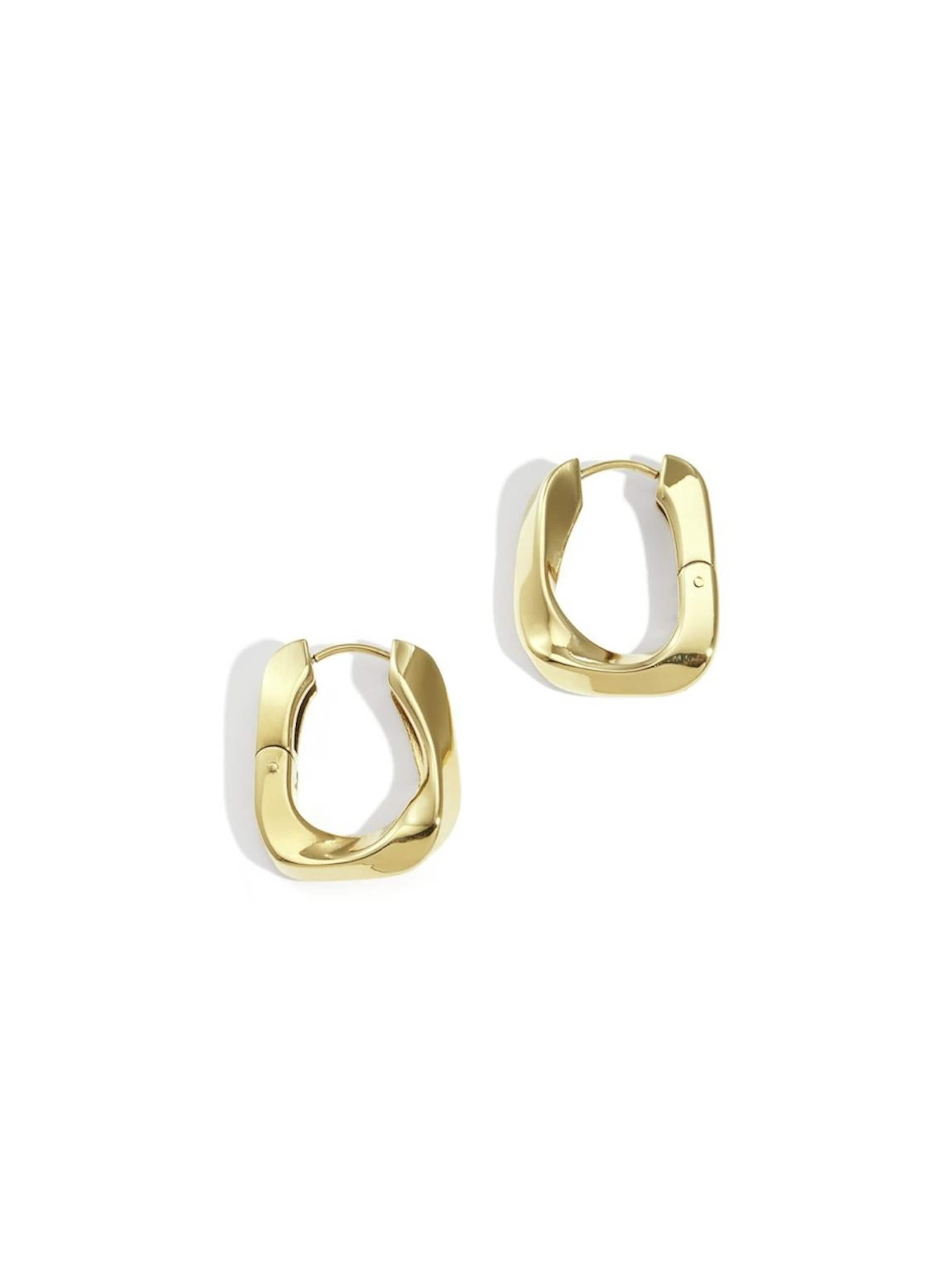 Cala Rose Earrings 'VARA' in Gold: front