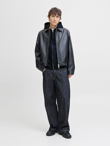 JACK & JONES Sweat jacket 'JORNORREBRO' in Blue