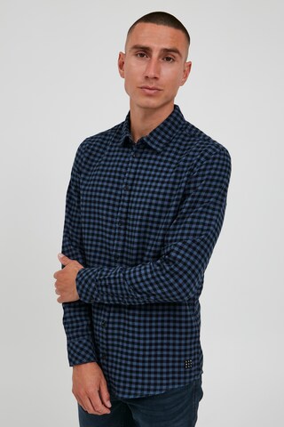 BLEND Slim fit Button Up Shirt 'ALAN' in Blue: front