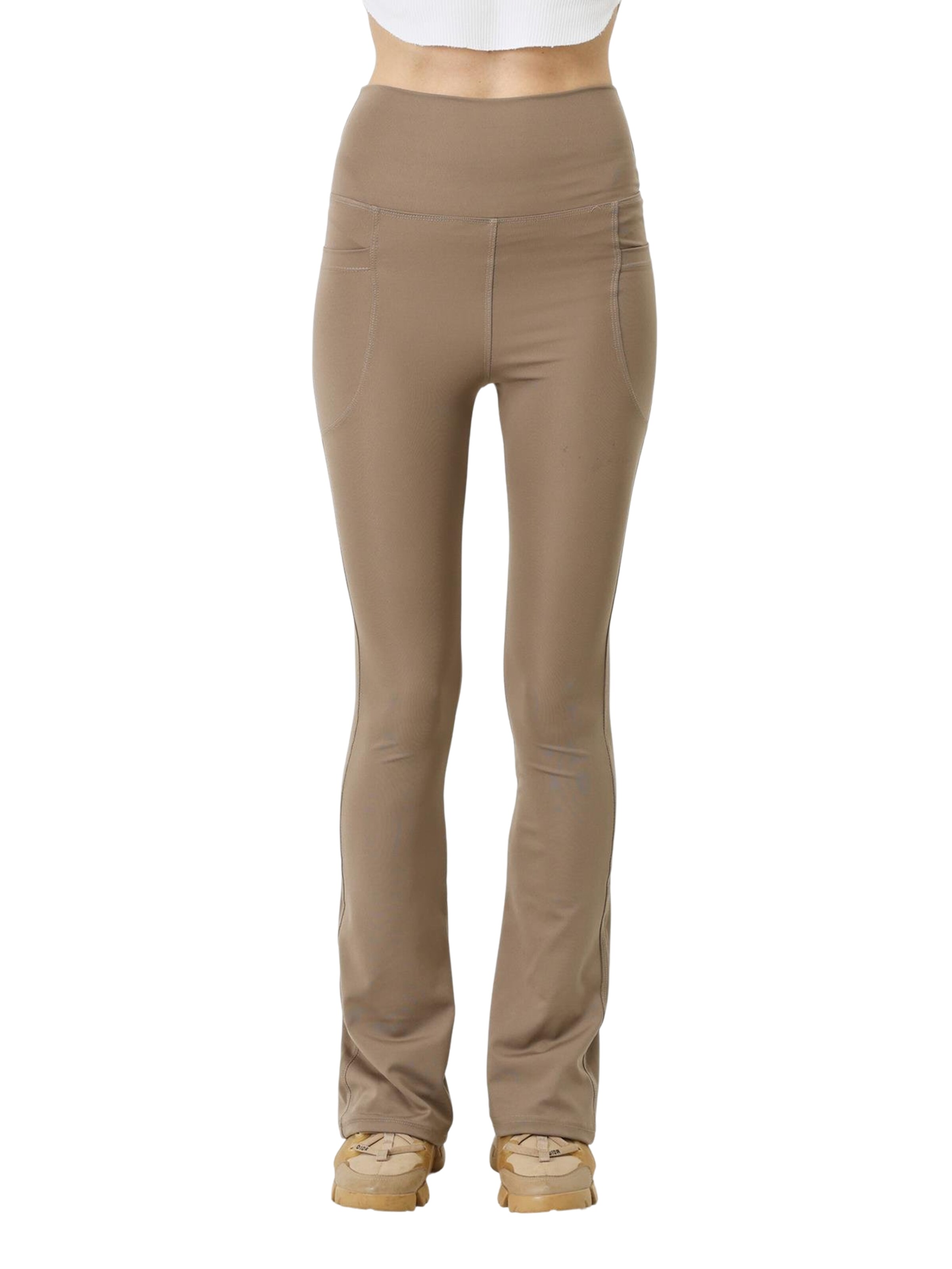 C&City Slimfit Leggings in Bruin: voorkant