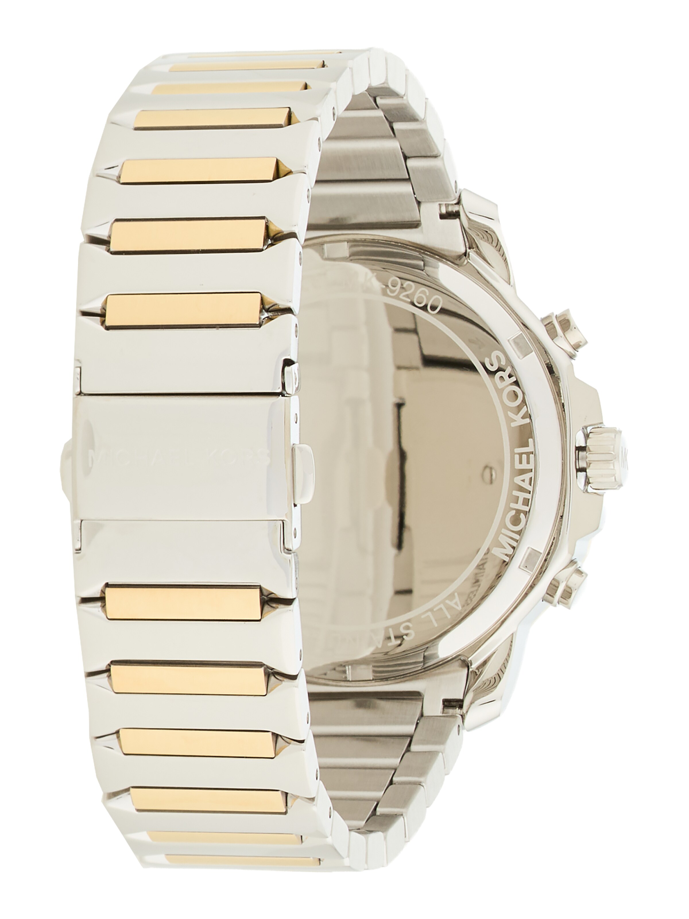 Michael Kors Аналоговые часы 'PRESCOTT' в Серебристый