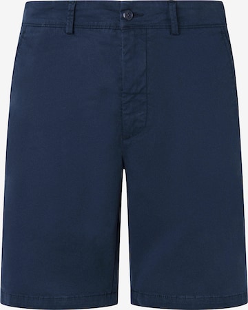 Pepe Jeans Normální Chino kalhoty – modrá: přední strana