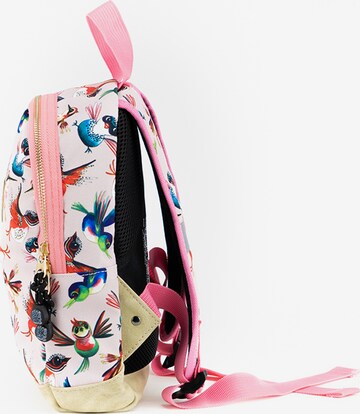 Pick & Pack Backpack 'Birds XSmall' in Red