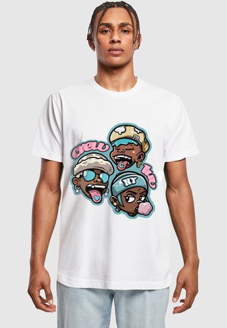 Mister Tee Shirt 'Crew Luv' in Wit: voorkant