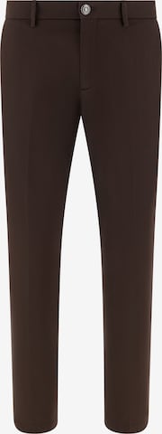 Pantalon chino Boggi Milano en marron : devant