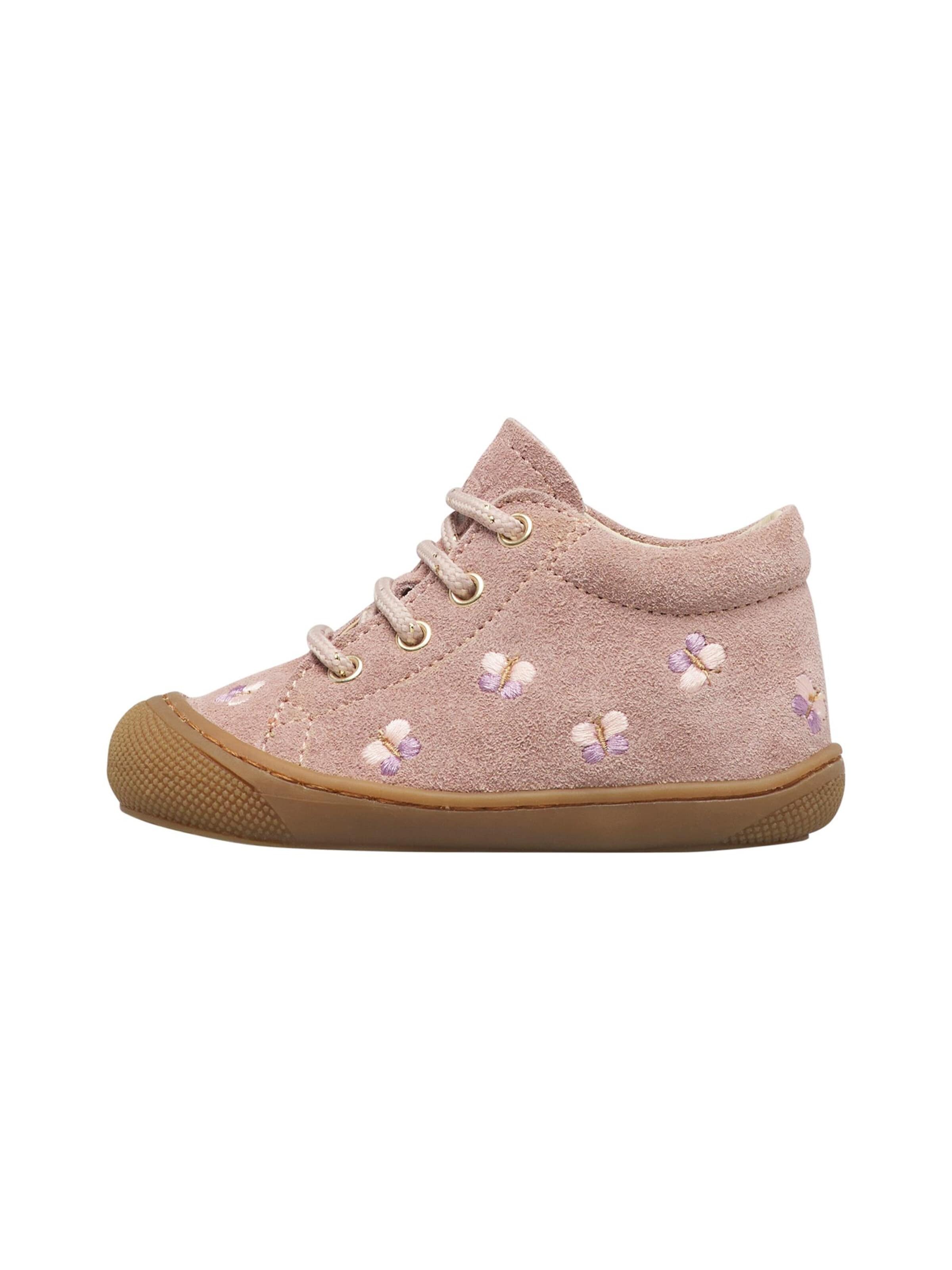 NATURINO Trainers 'COCOON EMBR.BUTTERFLY' in Pink: front