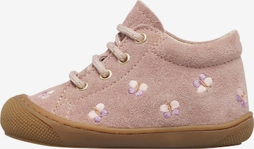 NATURINO Trainers 'COCOON EMBR.BUTTERFLY' in Pink: front