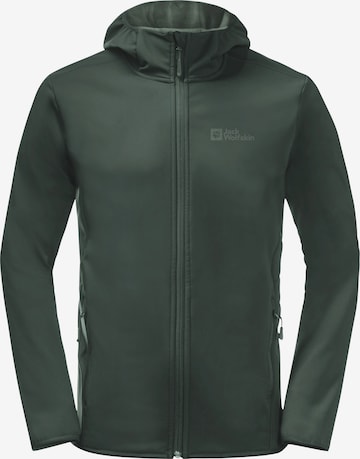 Geacă outdoor 'Bornberg' de la JACK WOLFSKIN pe verde: față