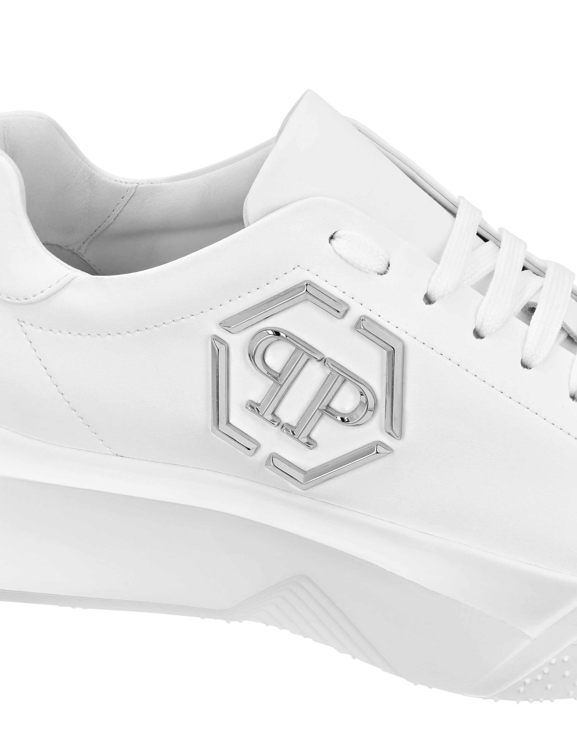 Philipp Plein Platform trainers 'Godzilla' in White