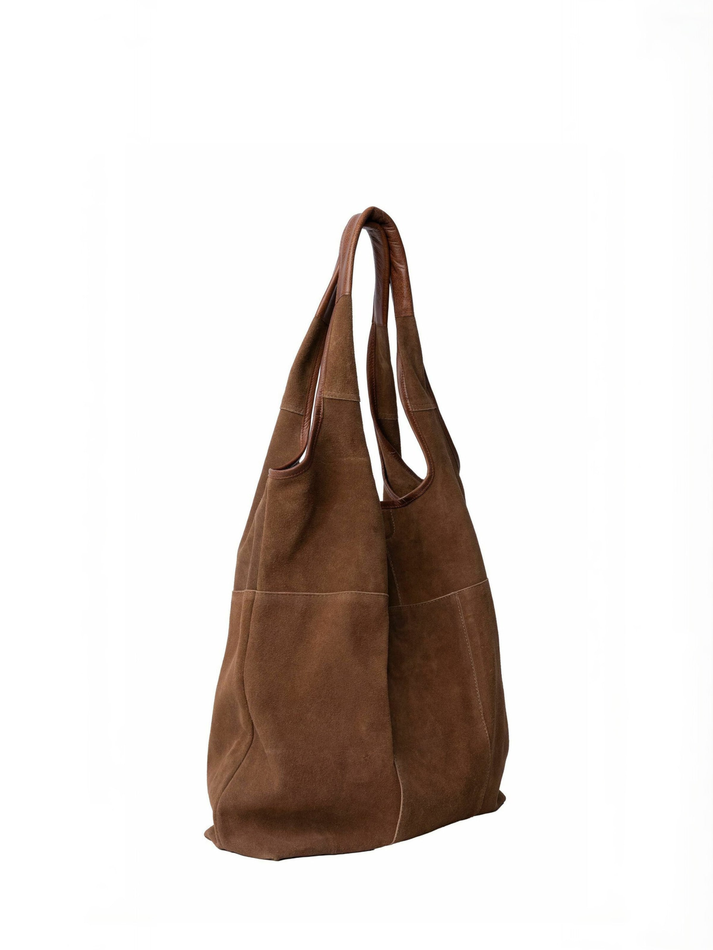 RE:DESIGNED Shopper ' Lyra ' in Brown: side