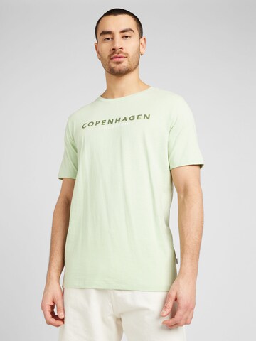 Lindbergh - Camiseta 'Copenhagen' en verde: frente