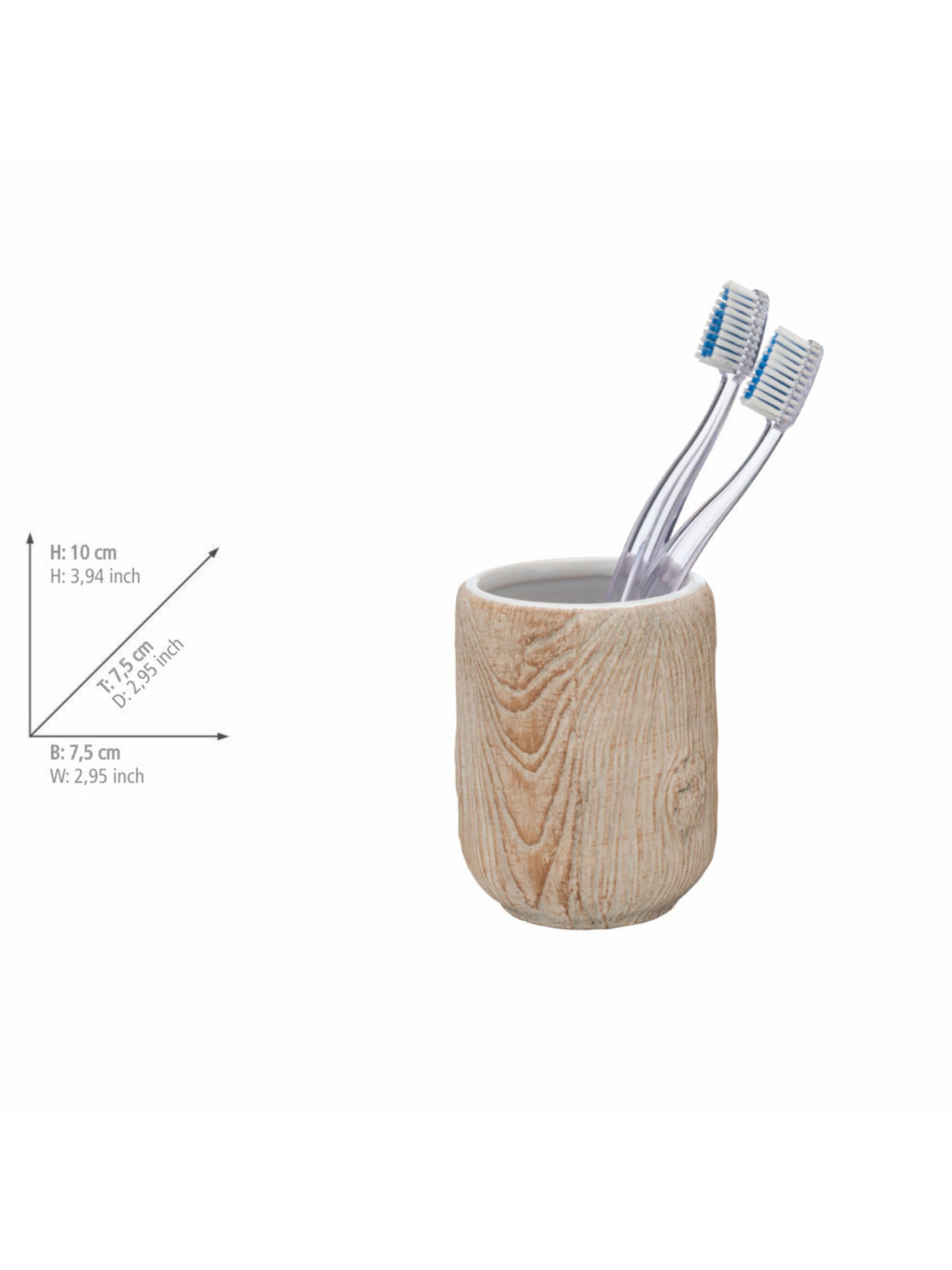 Wenko Bathroom Set 'Florio' in Beige