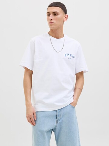 T-Shirt 'JJBUGS BUNNY' JACK & JONES en blanc
