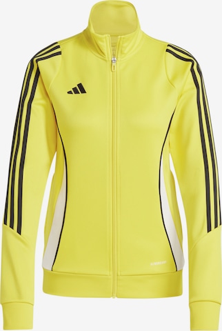 ADIDAS PERFORMANCE Training jacket 'Tiro' in Yellow: front