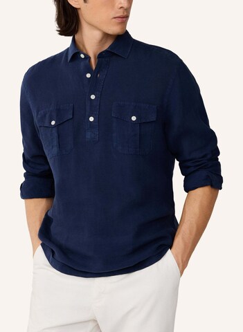 Coupe regular Chemise 'Heritage' Hackett London en bleu