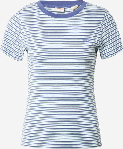 LEVI'S ® Shirt 'SS Rib Baby Tee' in taubenblau / hellgrün / weiß, Produktansicht