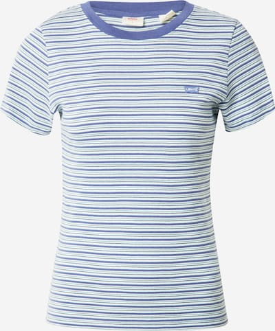LEVI'S ® Shirts 'SS Rib Baby Tee' i dueblå / lysegrøn / hvid, Produktvisning