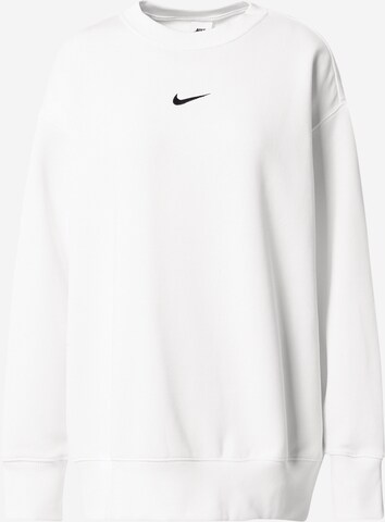 Sweat-shirt Nike Sportswear en blanc : devant