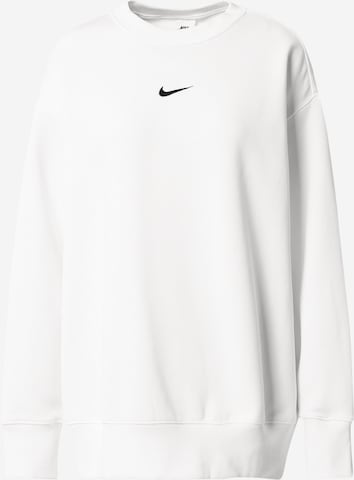 Bluză de molton de la Nike Sportswear pe alb: față