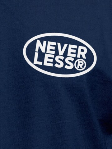 Neverless Shirt 'No Bad Days' in Blue