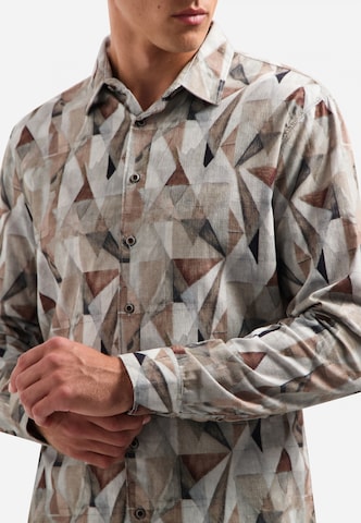 No Excess Regular fit Button Up Shirt in Grey