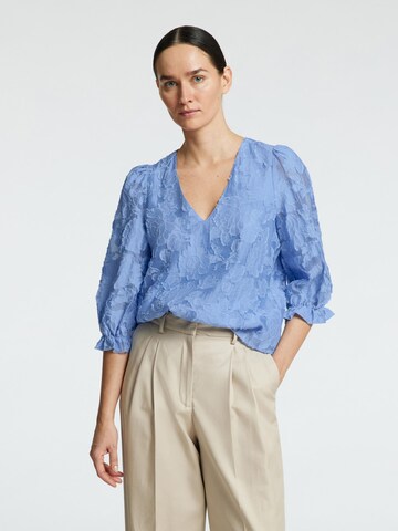 SELECTED FEMME Blouse 'SLFCathi-Sadie' in Blauw: voorkant