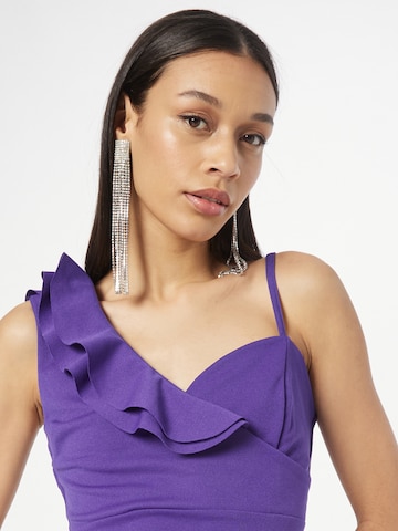 WAL G. Cocktail Dress in Purple