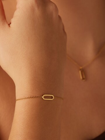 Bracelet Lucardi en or : devant