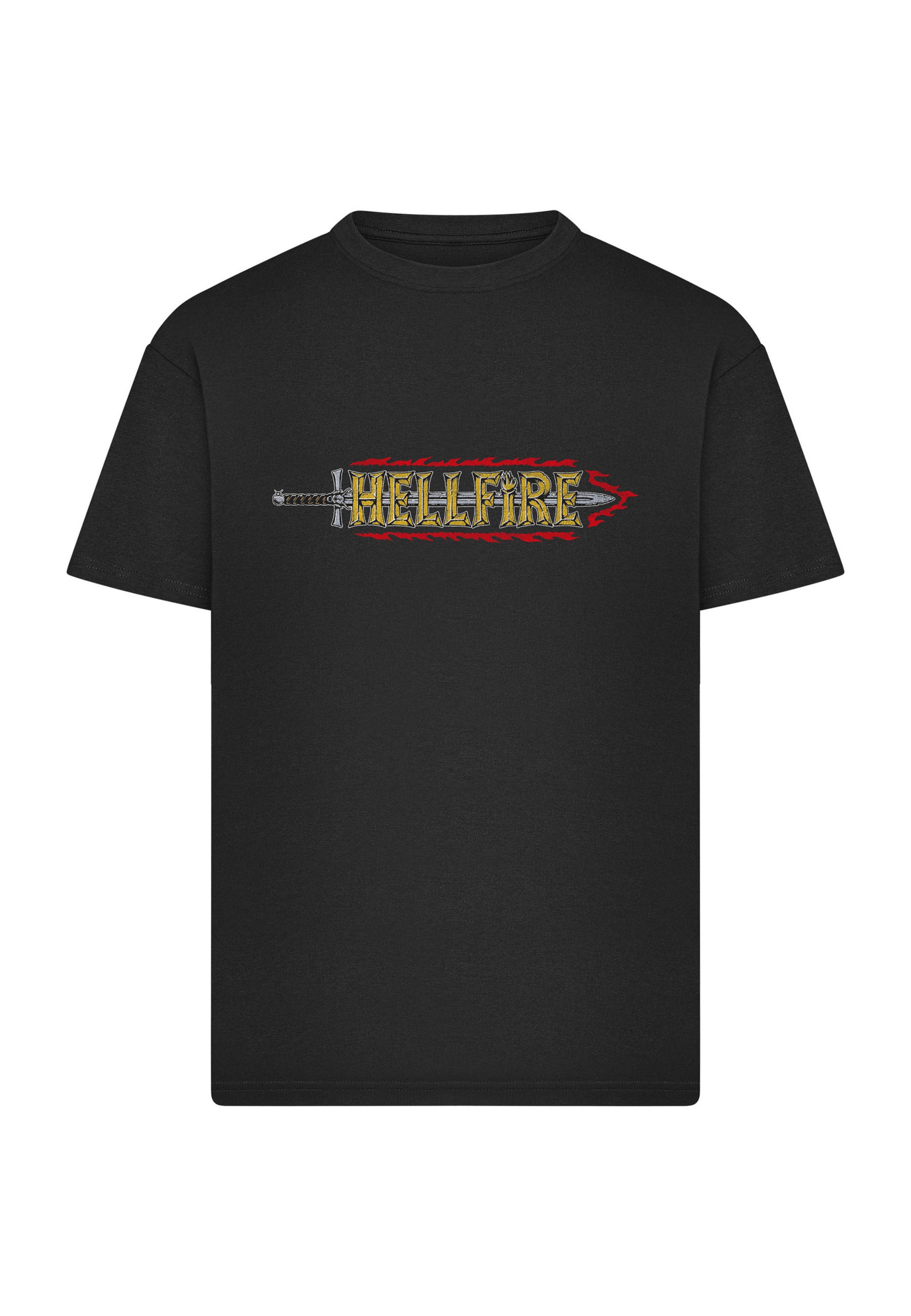 Merchcode - Camiseta 'Stranger Things Hawkins High Club' en negro: frente