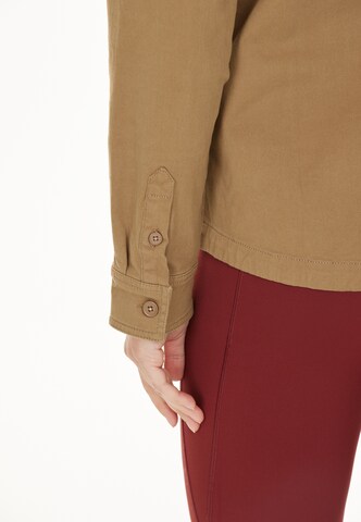 Whistler Athletic button up shirt 'Fallon' in Brown