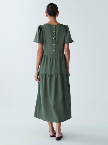 St MRLO Kleid 'Sitia' in Grün: Rückseite