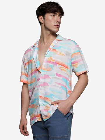 Coupe regular Chemise 'Ace' Campus Sutra en mélange de couleurs