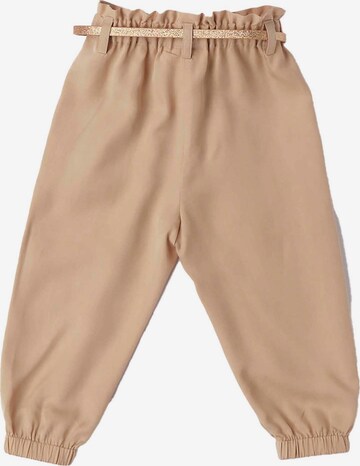 IDO COLLECTION Regular Pants 'Pantalone Tessuto Navetta Lungo' in Beige