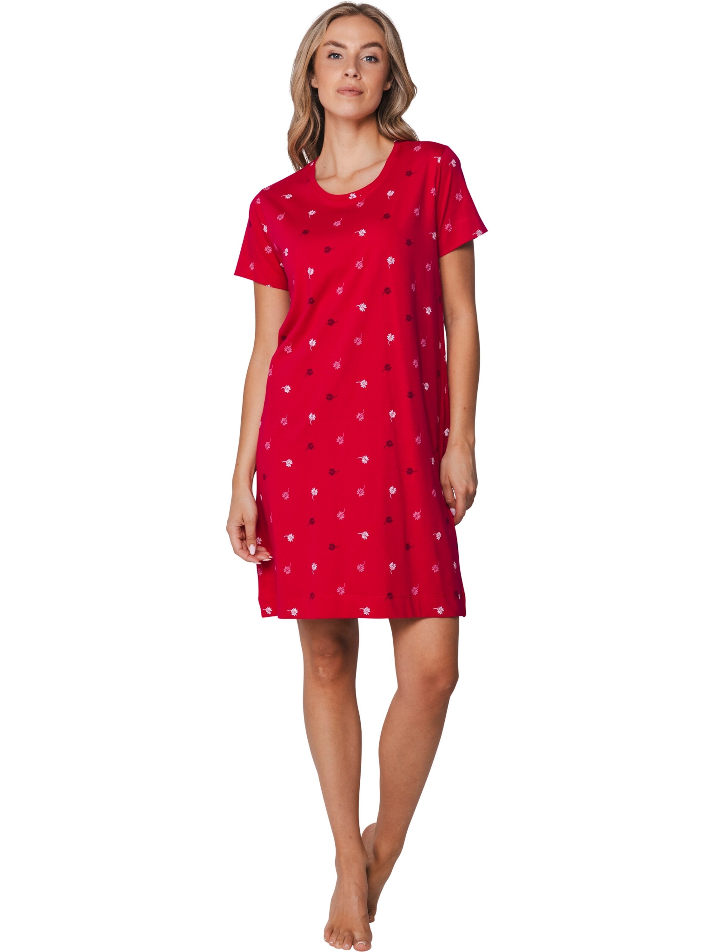Rebelle Nachthemd in Rood: voorkant