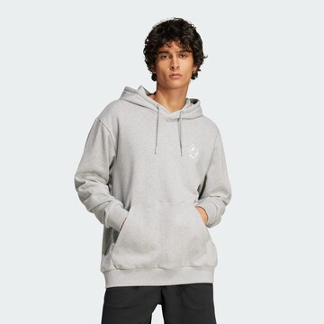 ADIDAS ORIGINALS Sweatshirt 'Q1 Made By Nelson' in Grau: Vorderseite
