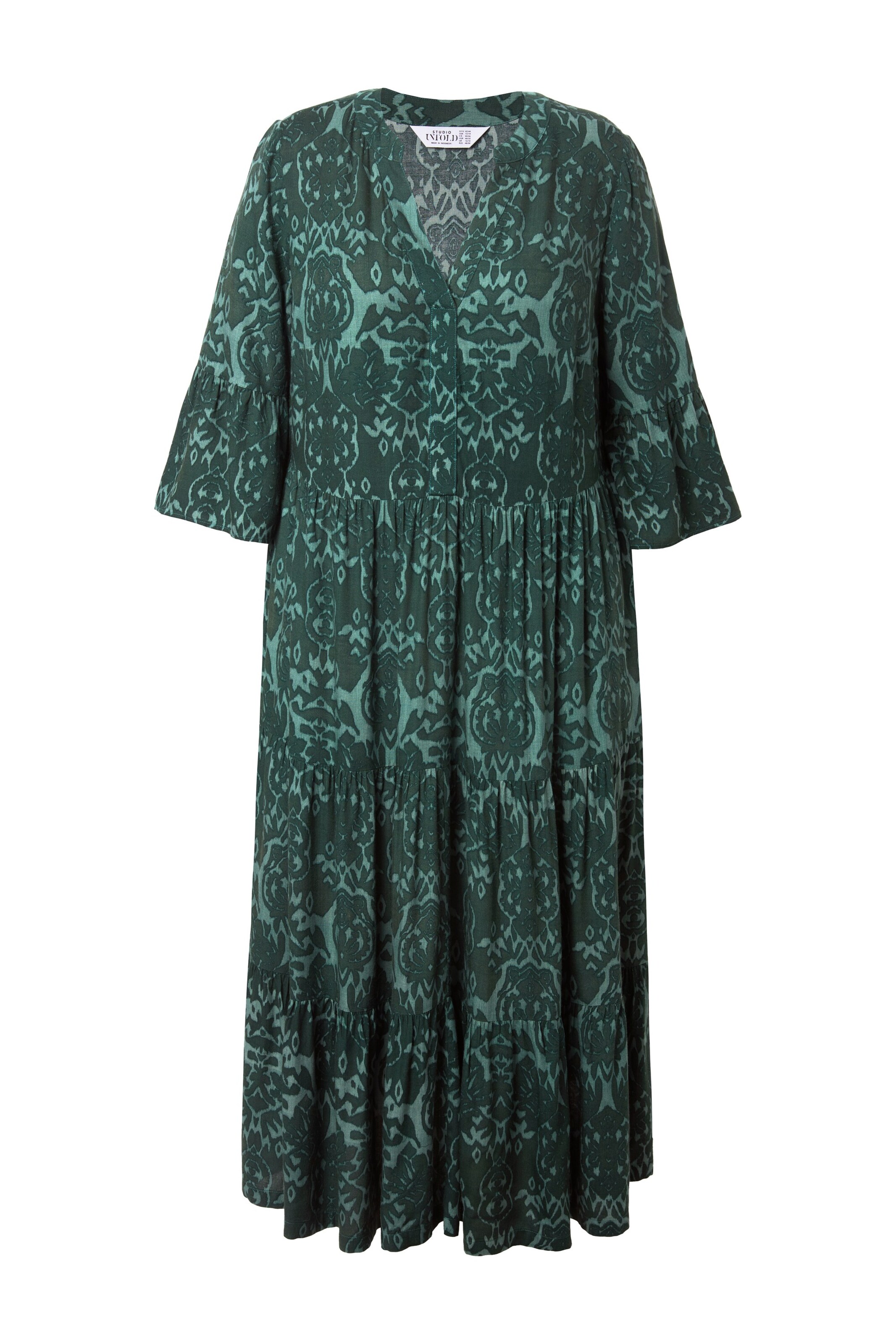 Studio Untold Robe en vert / pétrole, Vue avec produit