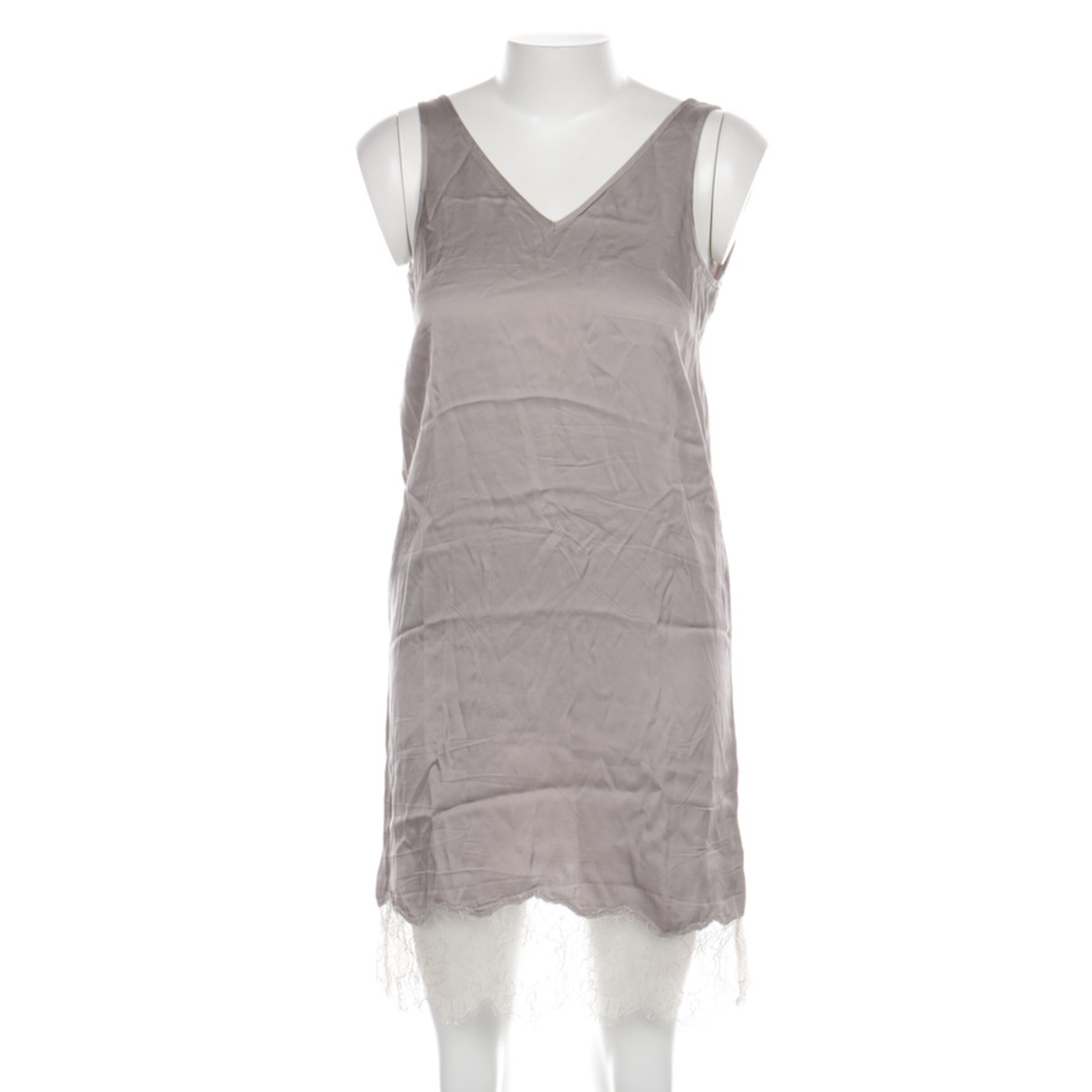 All Saints Spitalfields Kleid S in Grau: Vorderseite